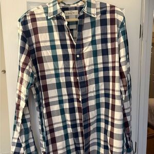 Classic Plaid Button Down Shirt